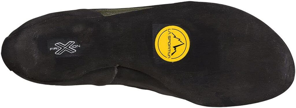 La Sportiva Mens Tarantulace Rock Climbing Shoes Color Olive / Tiger